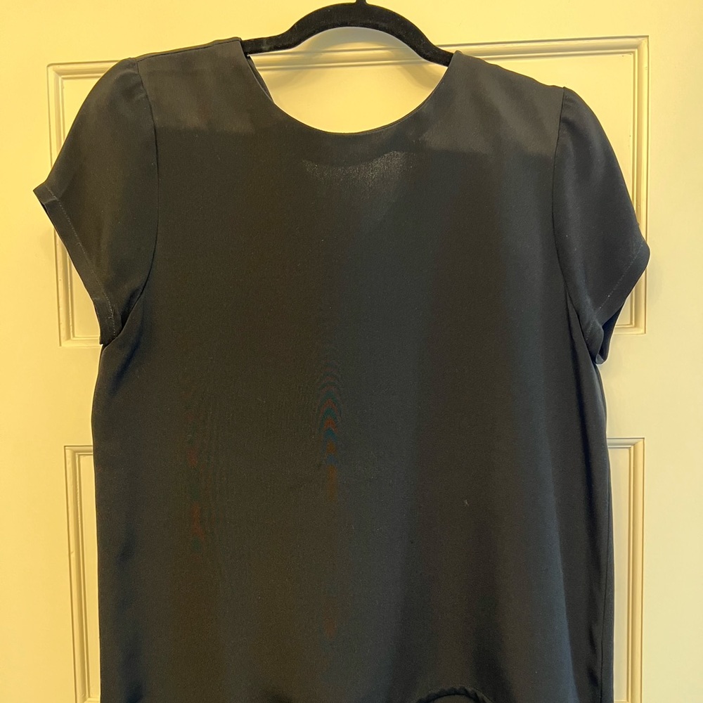 Cuyana Silk High Low Tee